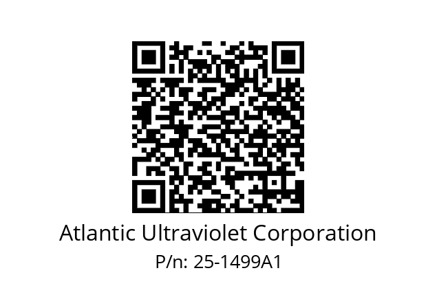   Atlantic Ultraviolet Corporation 25-1499A1