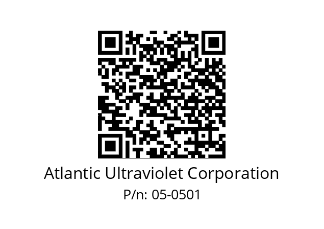   Atlantic Ultraviolet Corporation 05-0501