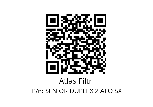   Atlas Filtri SENIOR DUPLEX 2 AFO SX