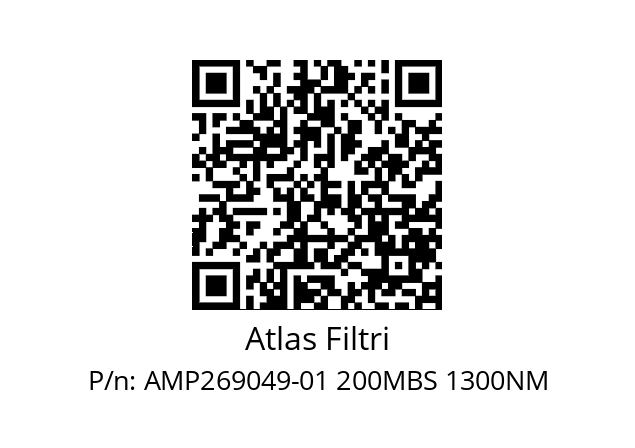   Atlas Filtri AMP269049-01 200MBS 1300NM