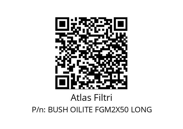   Atlas Filtri BUSH OILITE FGM2X50 LONG