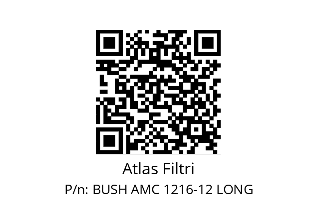   Atlas Filtri BUSH AMC 1216-12 LONG