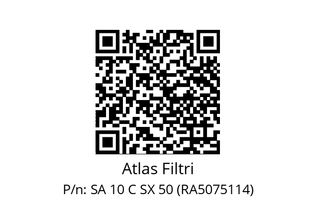   Atlas Filtri SA 10 C SX 50 (RA5075114)