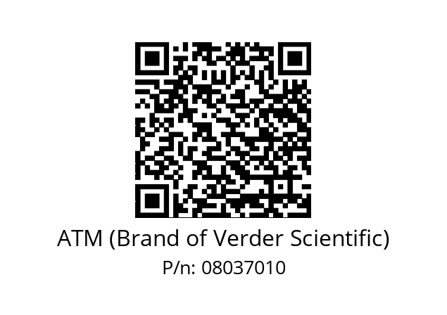   ATM (Brand of Verder Scientific) 08037010