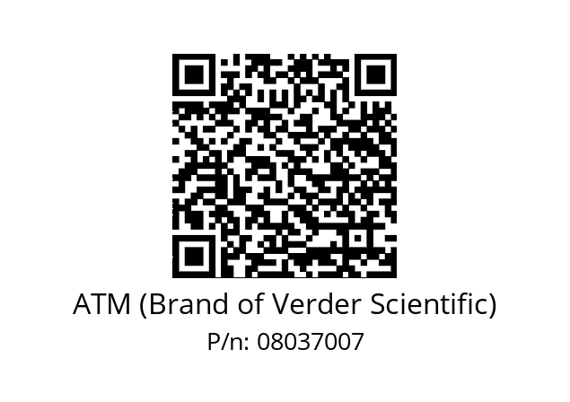   ATM (Brand of Verder Scientific) 08037007