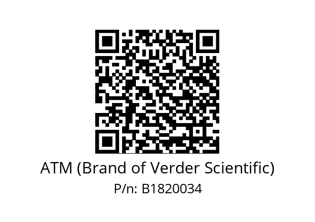   ATM (Brand of Verder Scientific) B1820034