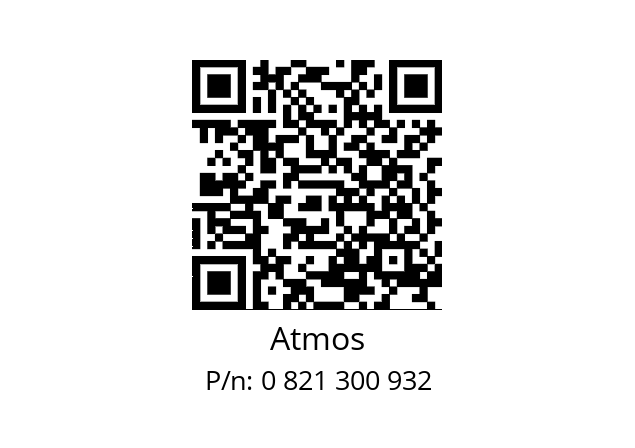   Atmos 0 821 300 932