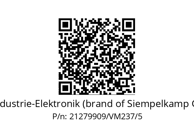   ATR Industrie-Elektronik (brand of Siempelkamp Group) 21279909/VM237/5