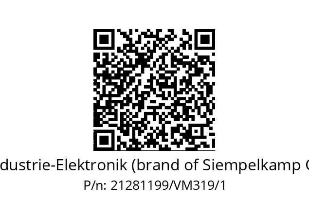   ATR Industrie-Elektronik (brand of Siempelkamp Group) 21281199/VM319/1