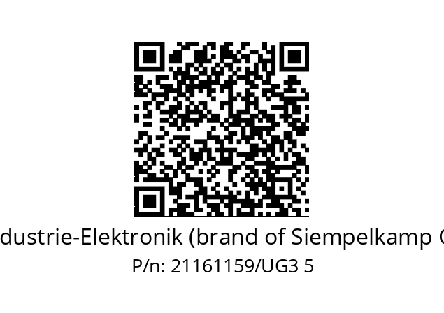   ATR Industrie-Elektronik (brand of Siempelkamp Group) 21161159/UG3 5