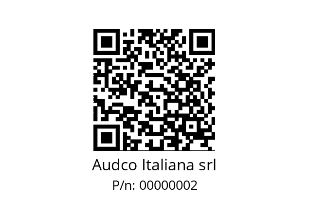   Audco Italiana srl 00000002