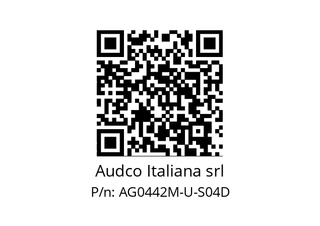   Audco Italiana srl AG0442M-U-S04D