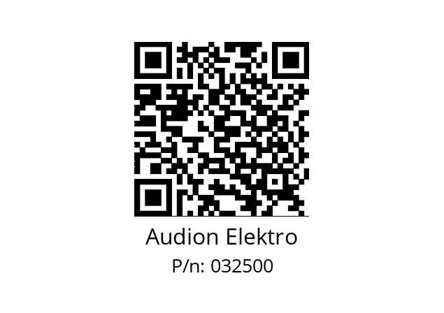   Audion Elektro 032500