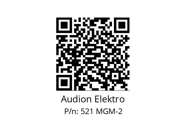   Audion Elektro 521 MGM-2