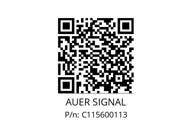   AUER SIGNAL C115600113