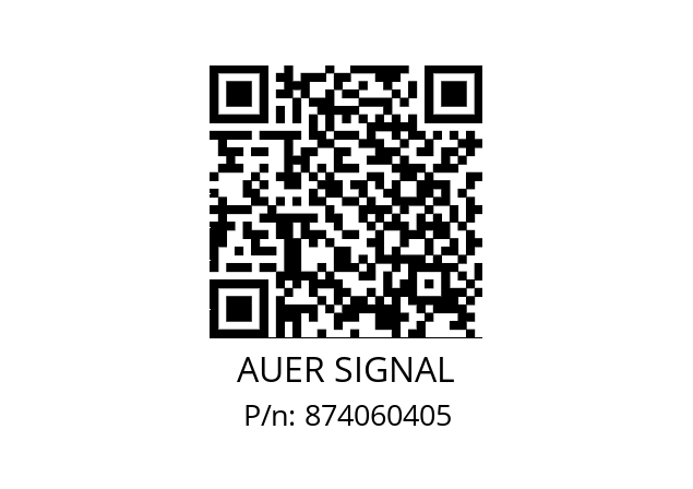   AUER SIGNAL 874060405