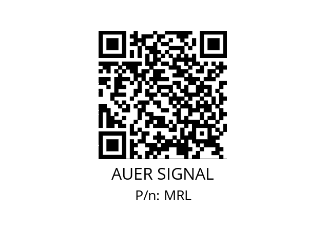   AUER SIGNAL MRL