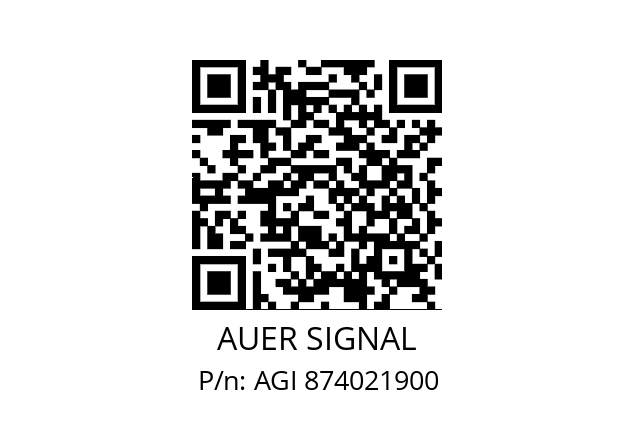   AUER SIGNAL AGI 874021900