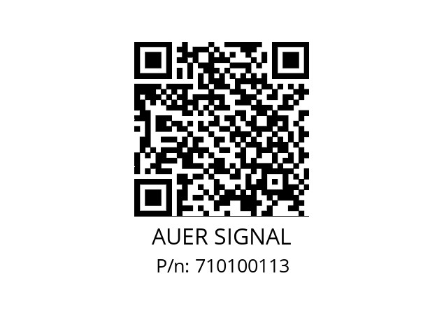   AUER SIGNAL 710100113