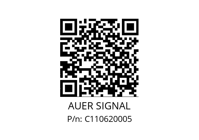   AUER SIGNAL C110620005