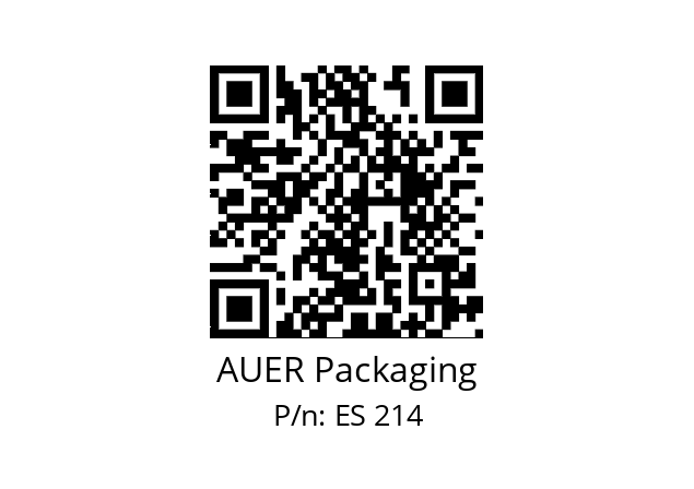   AUER Packaging ES 214