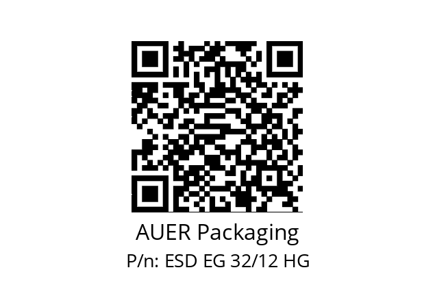   AUER Packaging ESD EG 32/12 HG