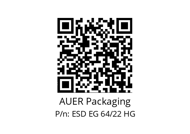   AUER Packaging ESD EG 64/22 HG