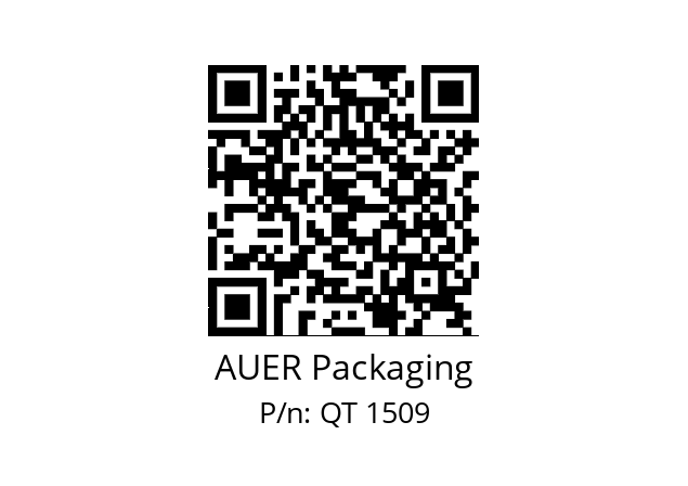   AUER Packaging QT 1509