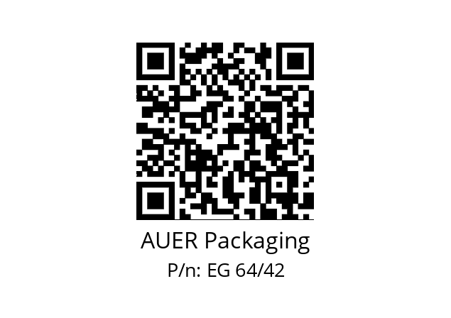   AUER Packaging EG 64/42