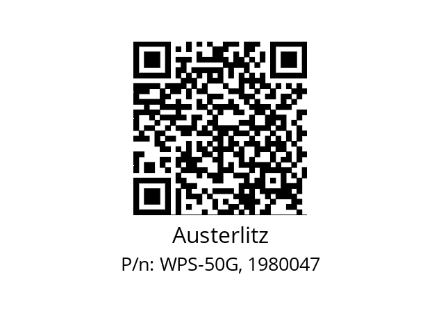   Austerlitz WPS-50G, 1980047