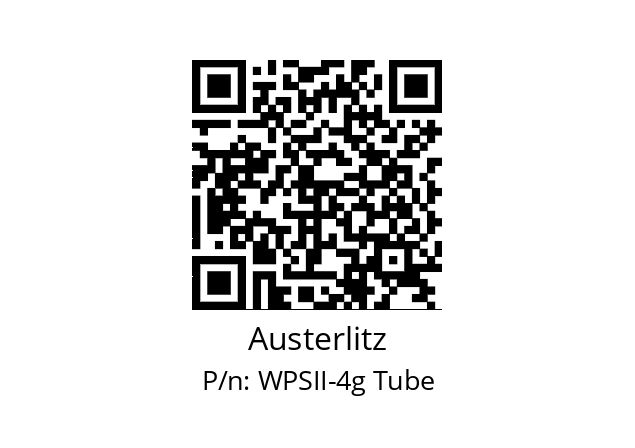   Austerlitz WPSII-4g Tube