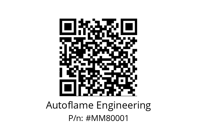   Autoflame Engineering #MM80001