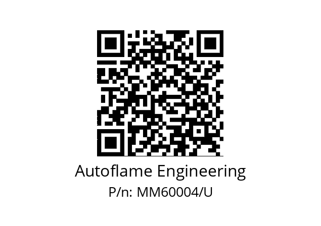   Autoflame Engineering MM60004/U