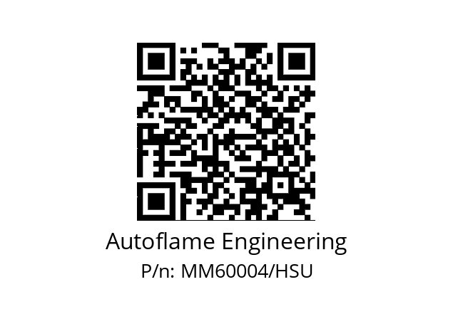   Autoflame Engineering MM60004/HSU