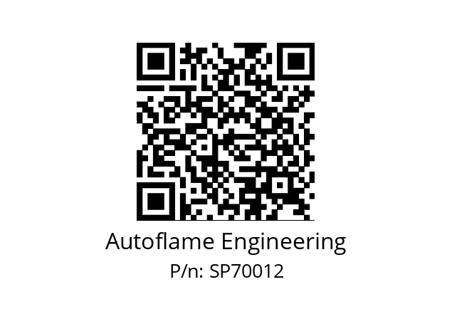   Autoflame Engineering SP70012