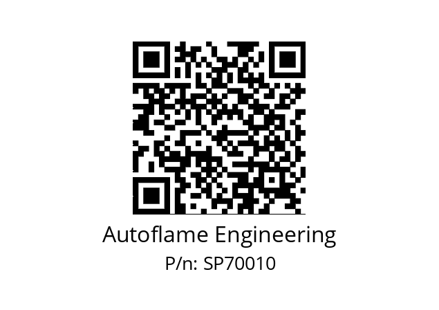   Autoflame Engineering SP70010