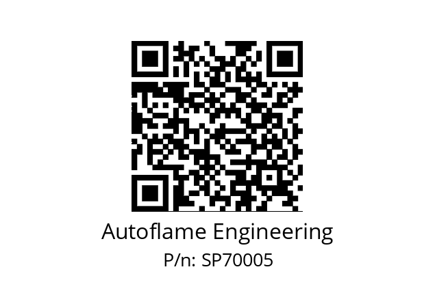   Autoflame Engineering SP70005