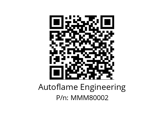   Autoflame Engineering MMM80002