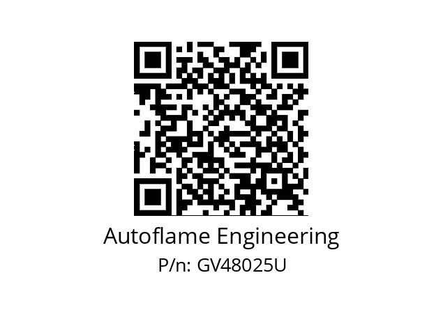   Autoflame Engineering GV48025U