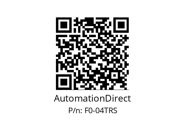   AutomationDirect F0-04TRS