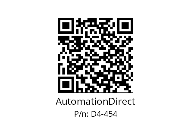   AutomationDirect D4-454