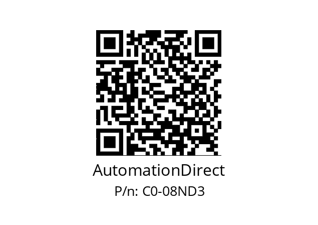   AutomationDirect C0-08ND3