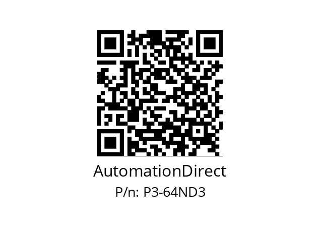   AutomationDirect P3-64ND3