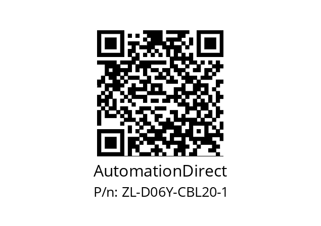   AutomationDirect ZL-D06Y-CBL20-1