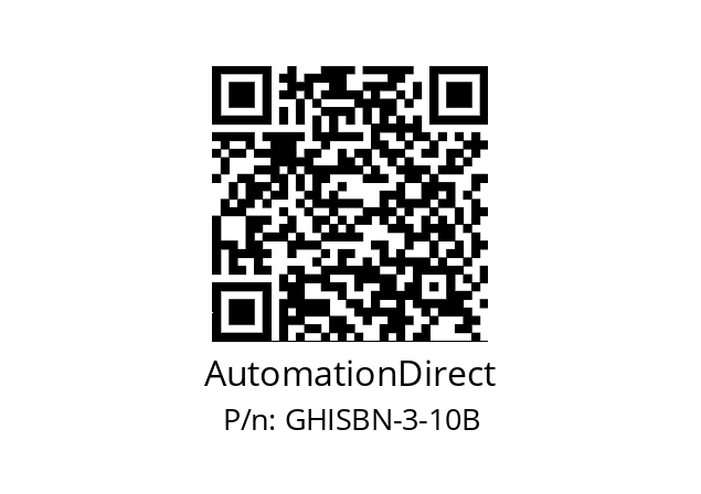   AutomationDirect GHISBN-3-10B