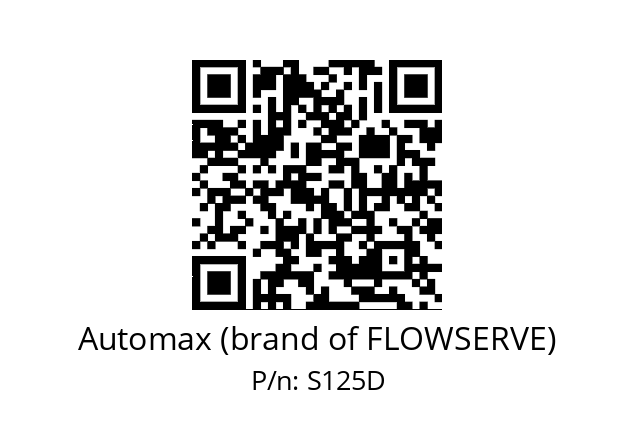   Automax (brand of FLOWSERVE) S125D