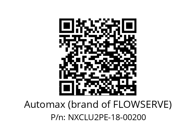   Automax (brand of FLOWSERVE) NXCLU2PE-18-00200