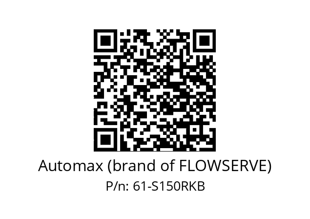   Automax (brand of FLOWSERVE) 61-S150RKB