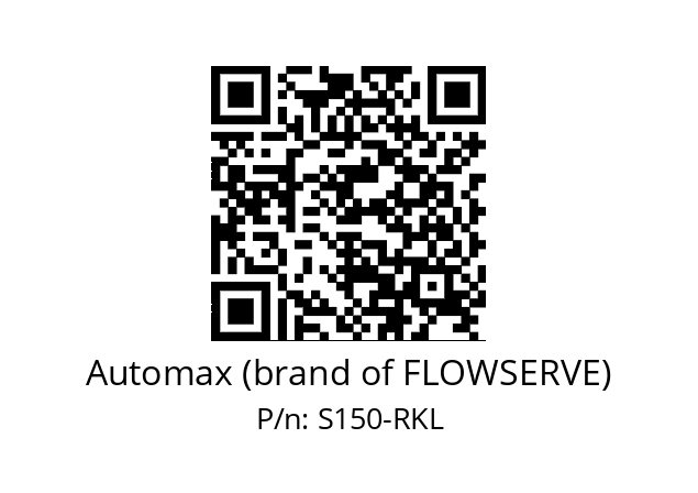   Automax (brand of FLOWSERVE) S150-RKL