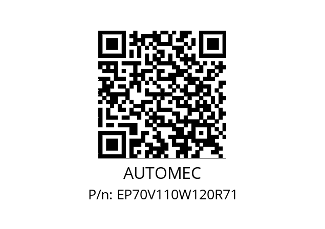   AUTOMEC EP70V110W120R71